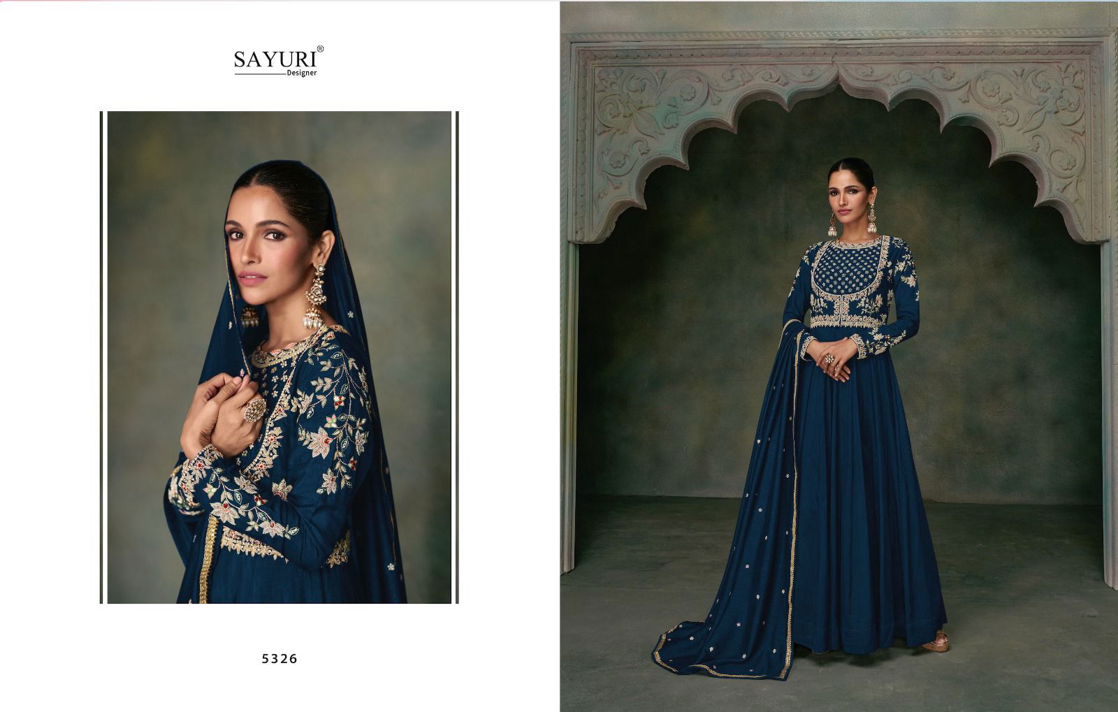 Sayuri Bunaai  Anarkali Designer Heavy Wedding Salwar Suit Catalog